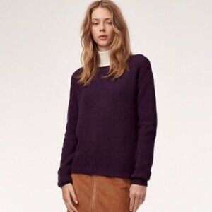 Aritzia Wilfred Free Isabelli Wool Crew Neck  Sweater